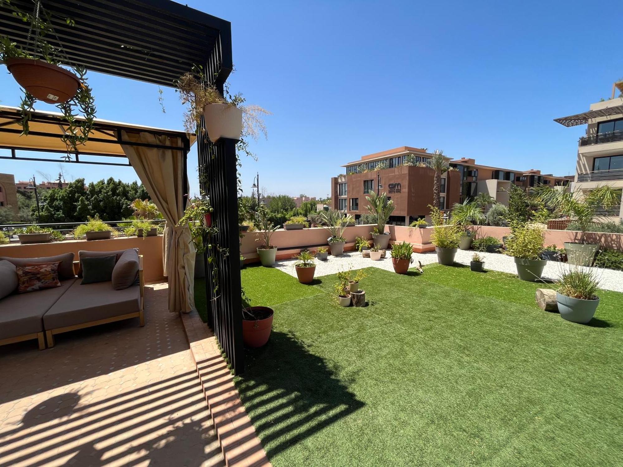 Marrakech M Avenue Terrasse Jardin Apartment Marrakesh Ngoại thất bức ảnh